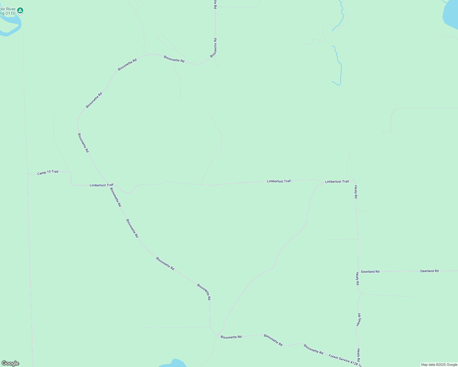 map of restaurants, bars, coffee shops, grocery stores, and more near Limberlost in Glennie