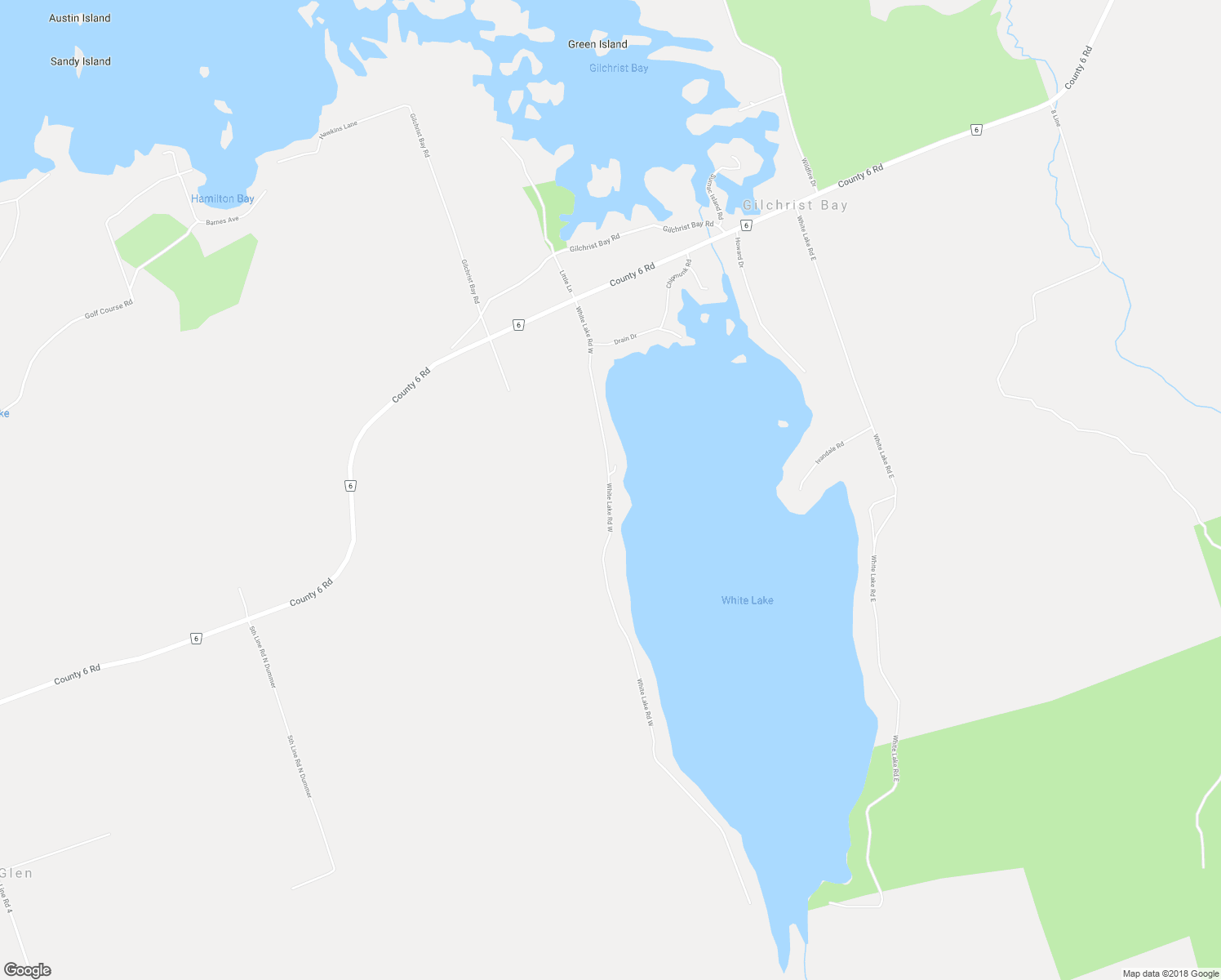 map of restaurants, bars, coffee shops, grocery stores, and more near 2055 White Lake Road West in Harcourt