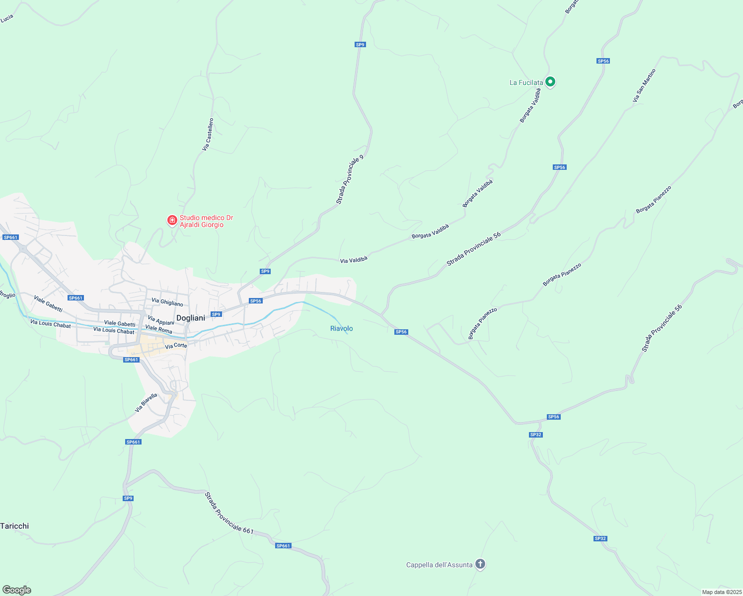 map of restaurants, bars, coffee shops, grocery stores, and more near 133 Via Codevilla in Provincia di Cuneo