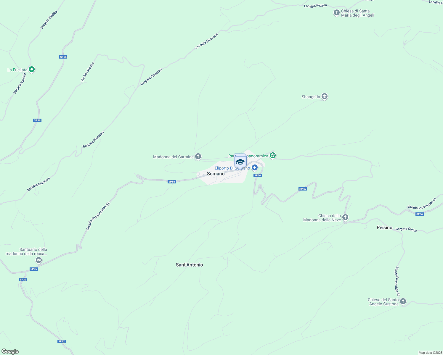 map of restaurants, bars, coffee shops, grocery stores, and more near 15 Via Boglio in Somano
