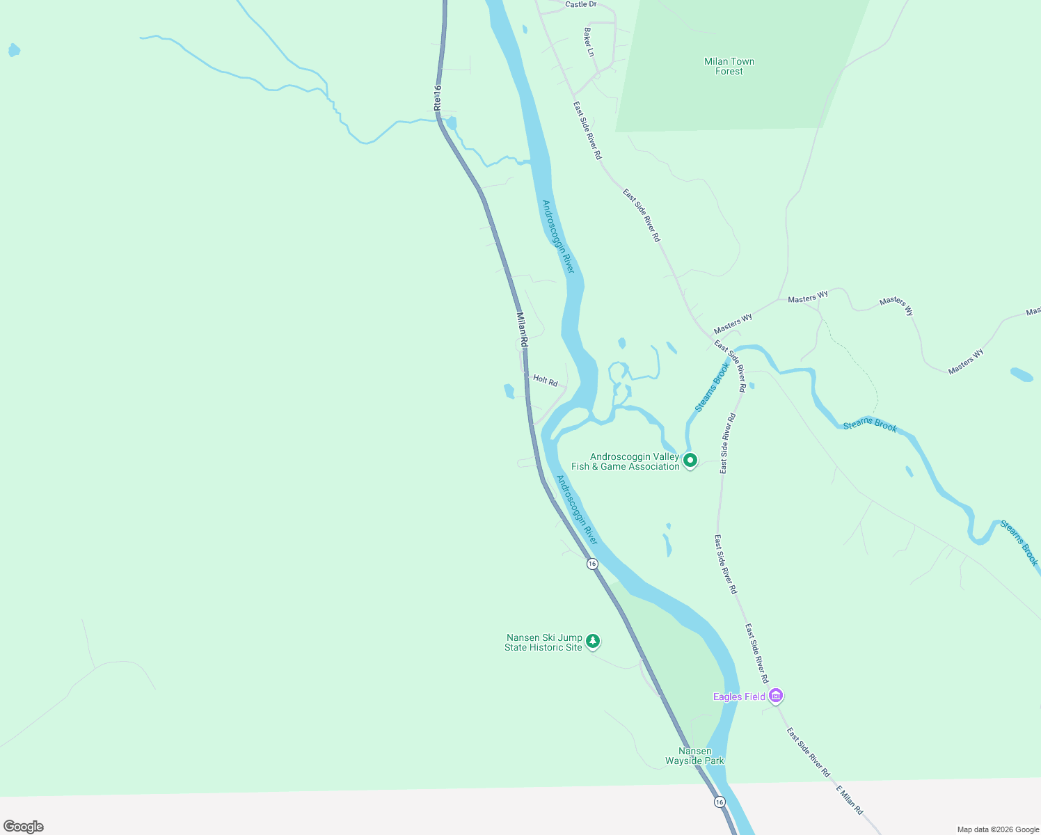 map of restaurants, bars, coffee shops, grocery stores, and more near 263 Milan Road in Milan