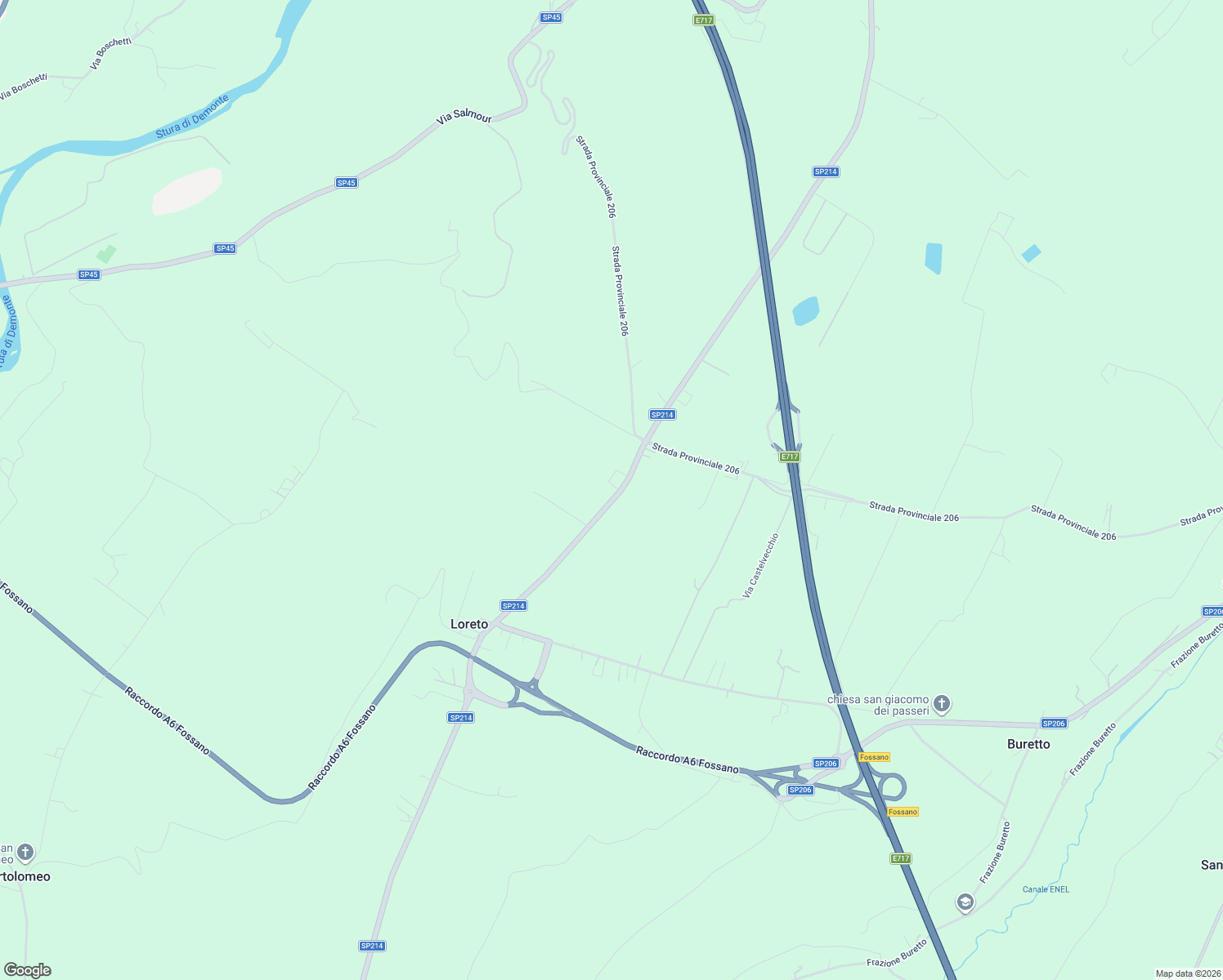 map of restaurants, bars, coffee shops, grocery stores, and more near 10 Via Trinità in Loreto