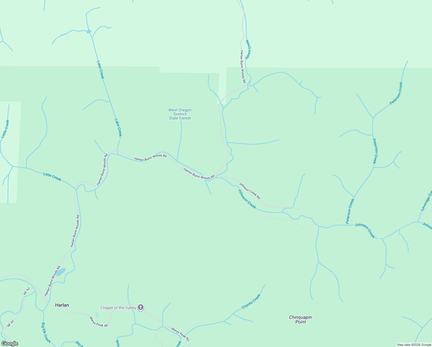 map of restaurants, bars, coffee shops, grocery stores, and more near 5461 Harlan-Burnt Woods Road in Blodgett
