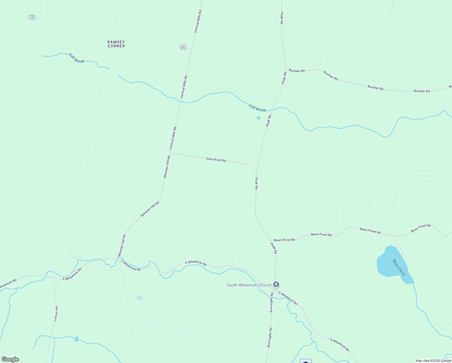 map of restaurants, bars, coffee shops, grocery stores, and more near 231 John Rock Road in Wheelock