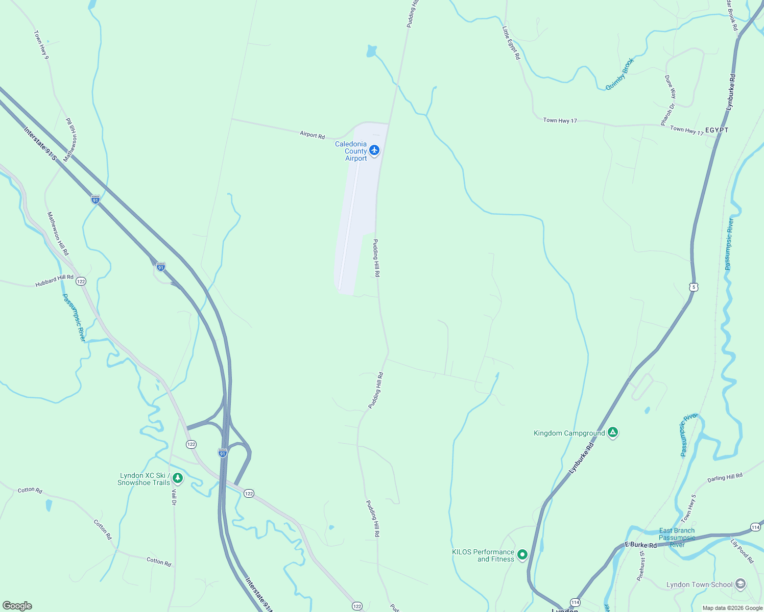 map of restaurants, bars, coffee shops, grocery stores, and more near 1516 Pudding Hill Rd in Lyndon