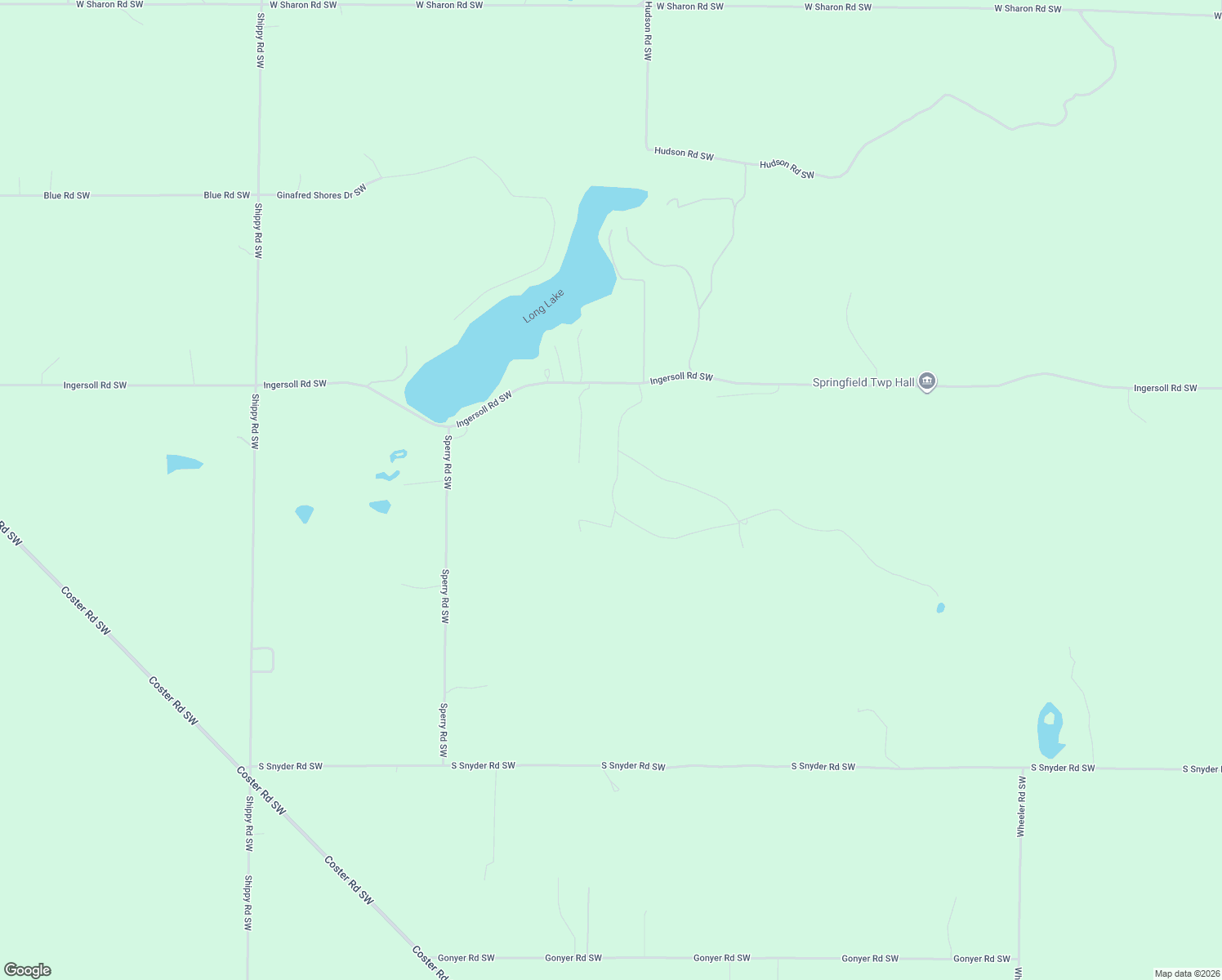 map of restaurants, bars, coffee shops, grocery stores, and more near 10404 Copper Trail Southwest in Fife Lake