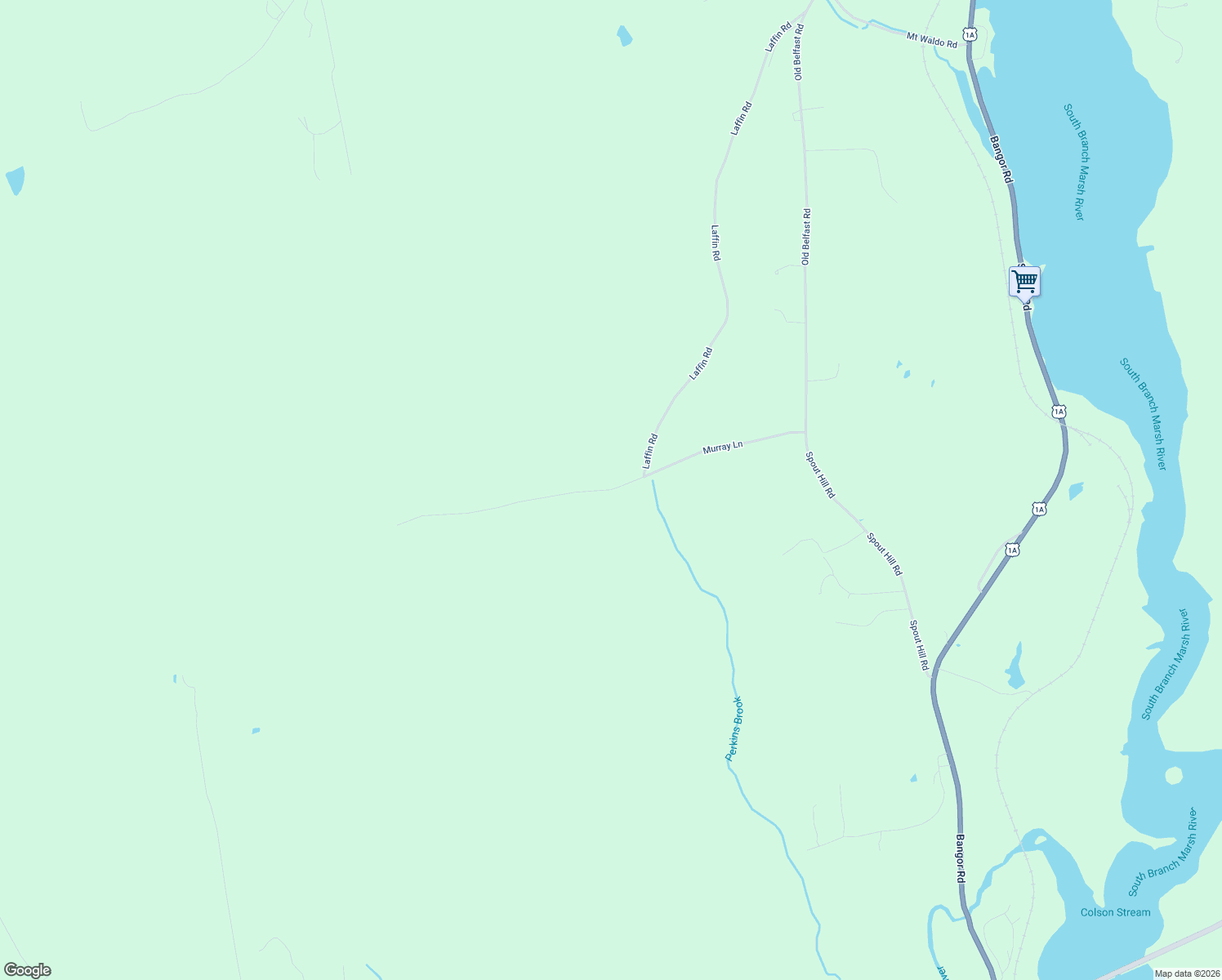 map of restaurants, bars, coffee shops, grocery stores, and more near Murray Lane in Frankfort