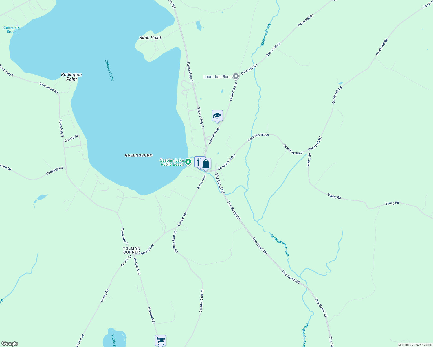 2637 The Bend Road, Greensboro VT Walk Score