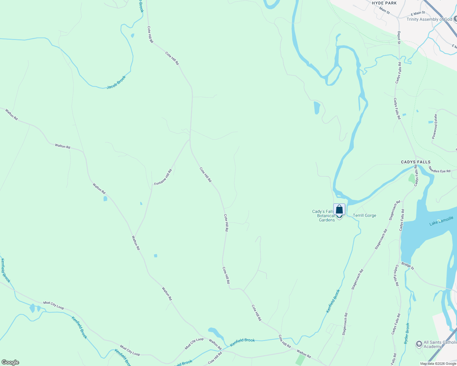 map of restaurants, bars, coffee shops, grocery stores, and more near 1252 Cote Hill Road in Morristown