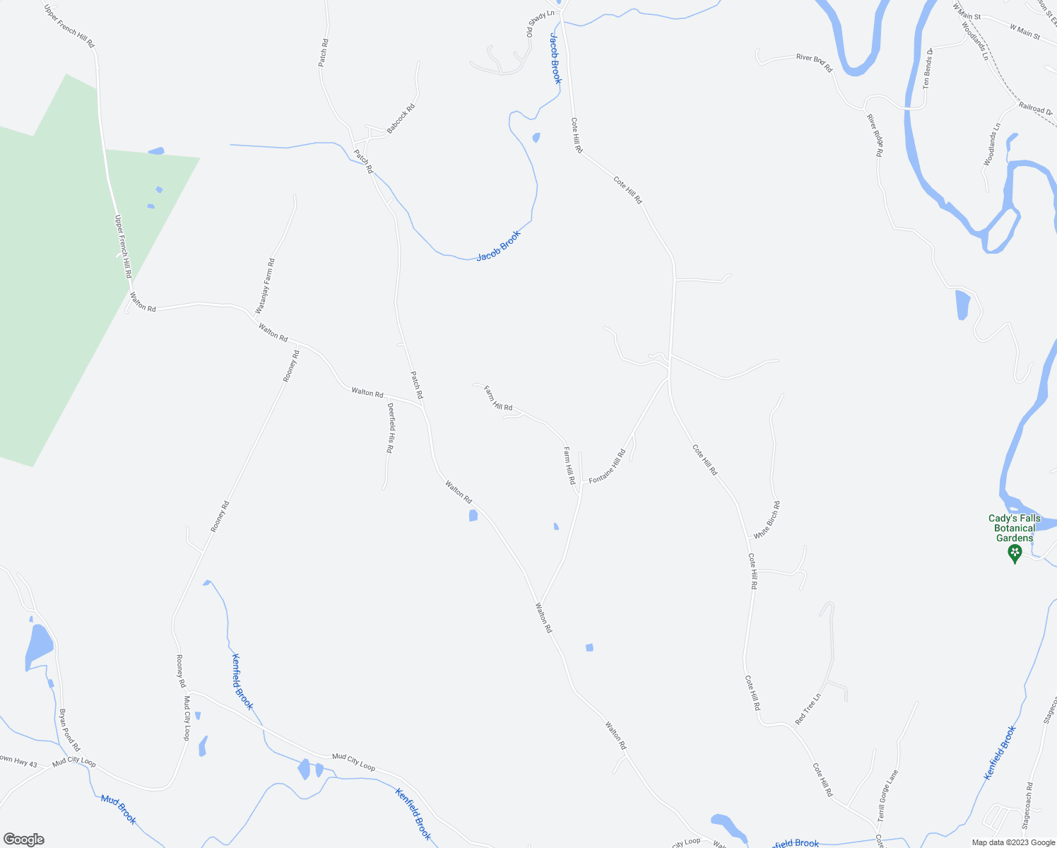 map of restaurants, bars, coffee shops, grocery stores, and more near 299 Farm Hill Road in Morristown