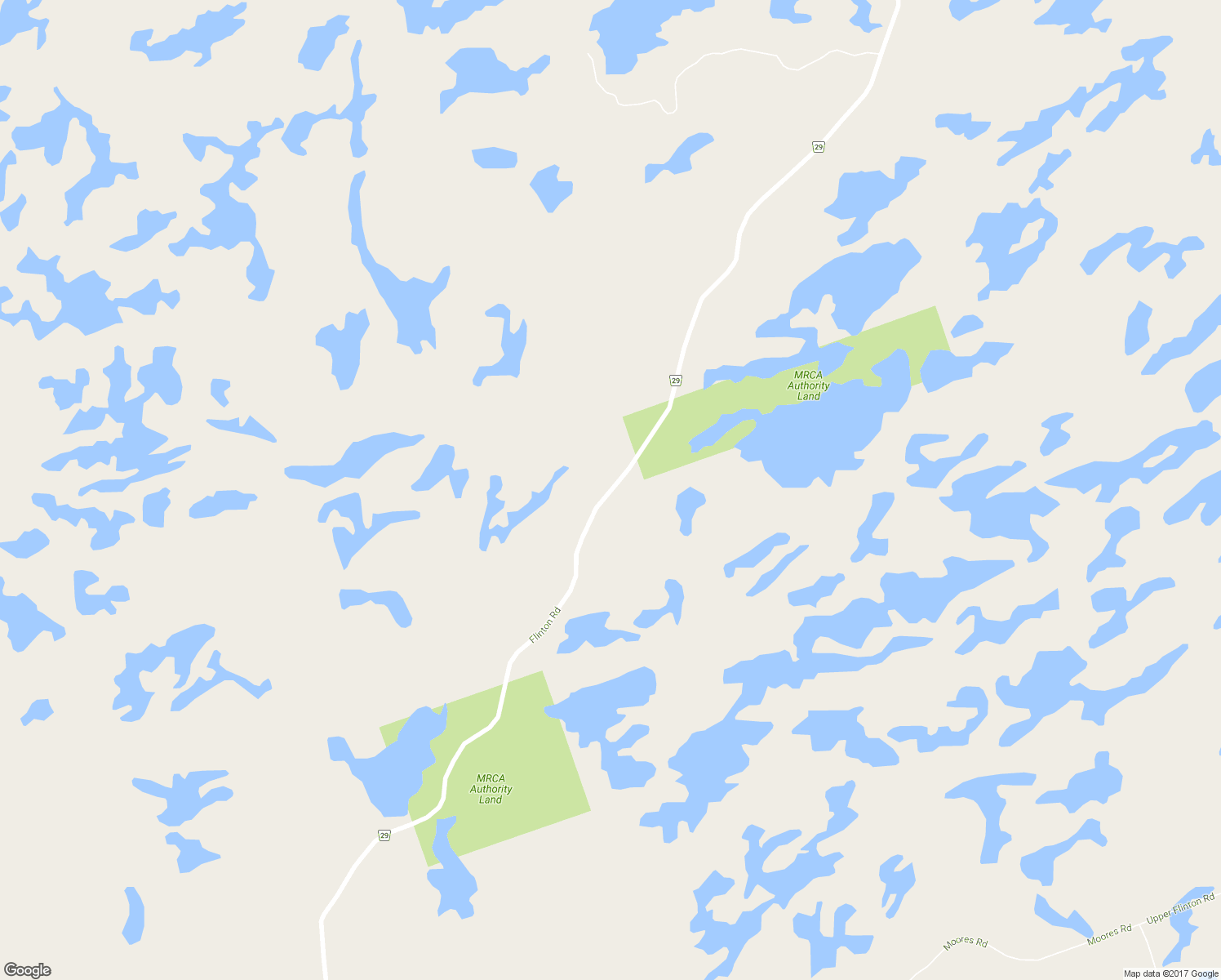 map of restaurants, bars, coffee shops, grocery stores, and more near 383-1599 Flinton Road in Hastings County