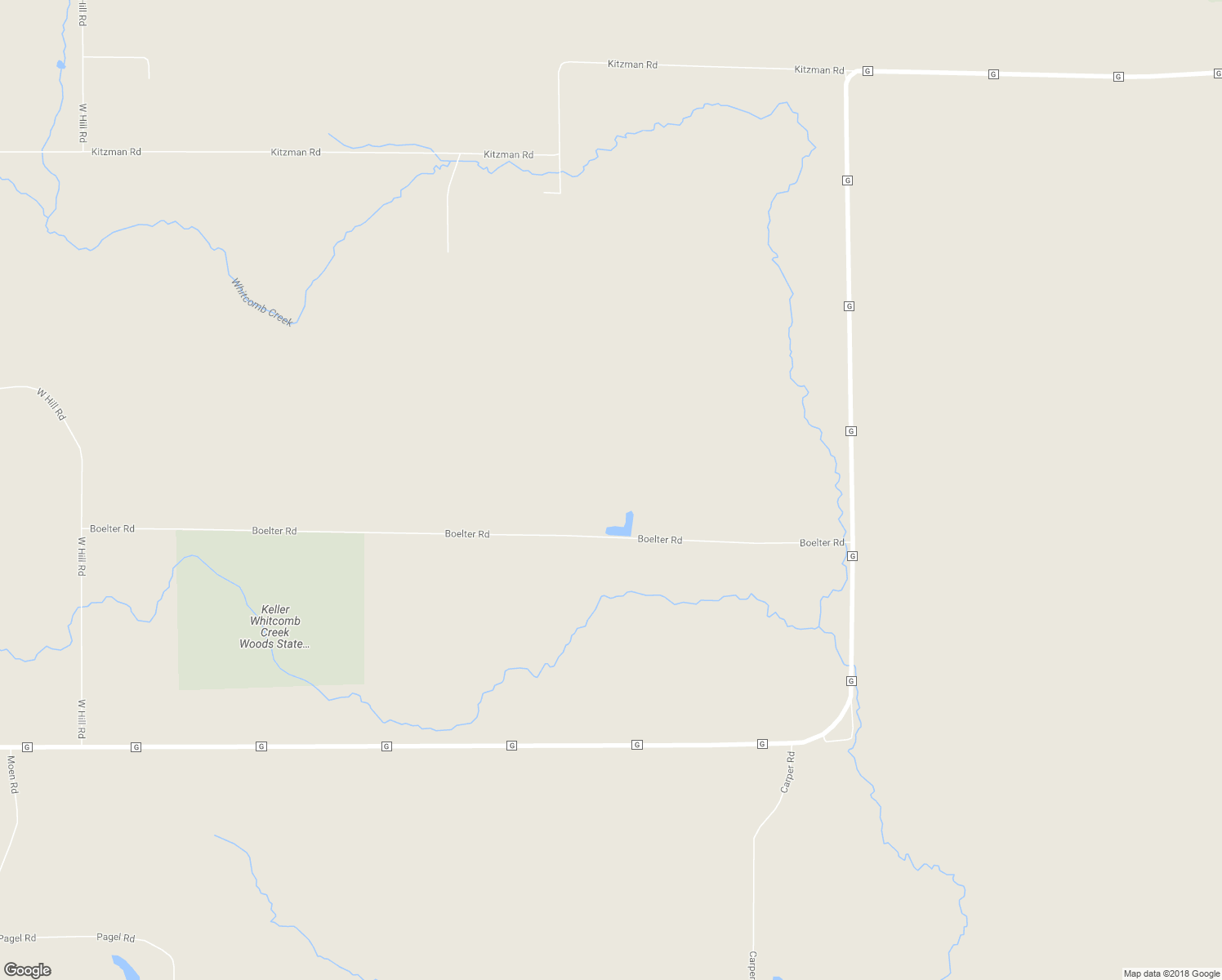 map of restaurants, bars, coffee shops, grocery stores, and more near E3538 Boelter Road in Iola