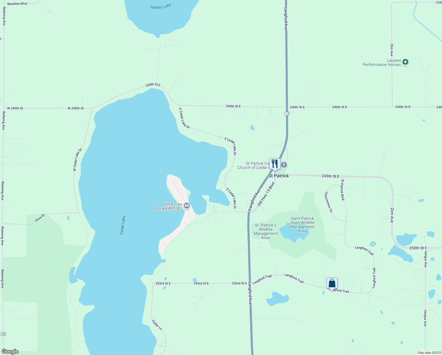 24500 East Cedar Lake Drive, New Prague MN Walk Score