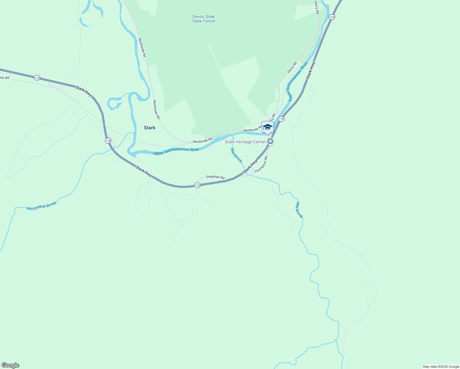 map of restaurants, bars, coffee shops, grocery stores, and more near 1279 Stark Highway in Stark