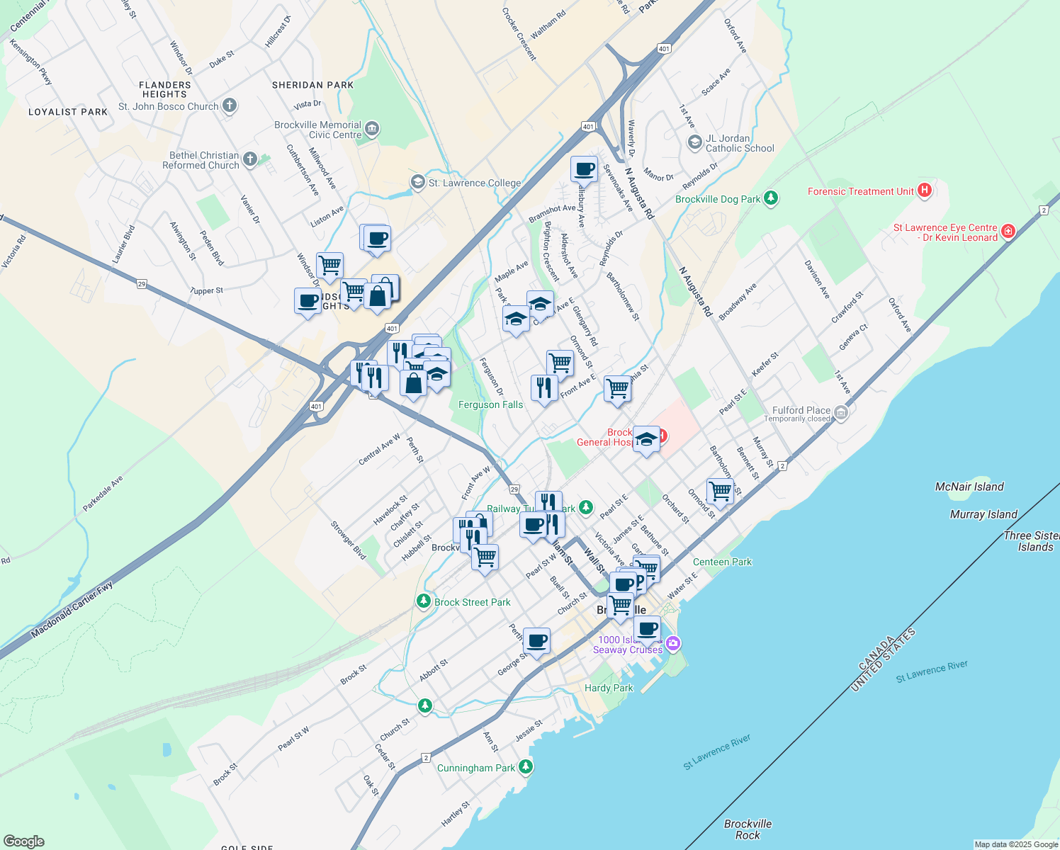 40 Front Avenue West, Brockville ON Walk Score
