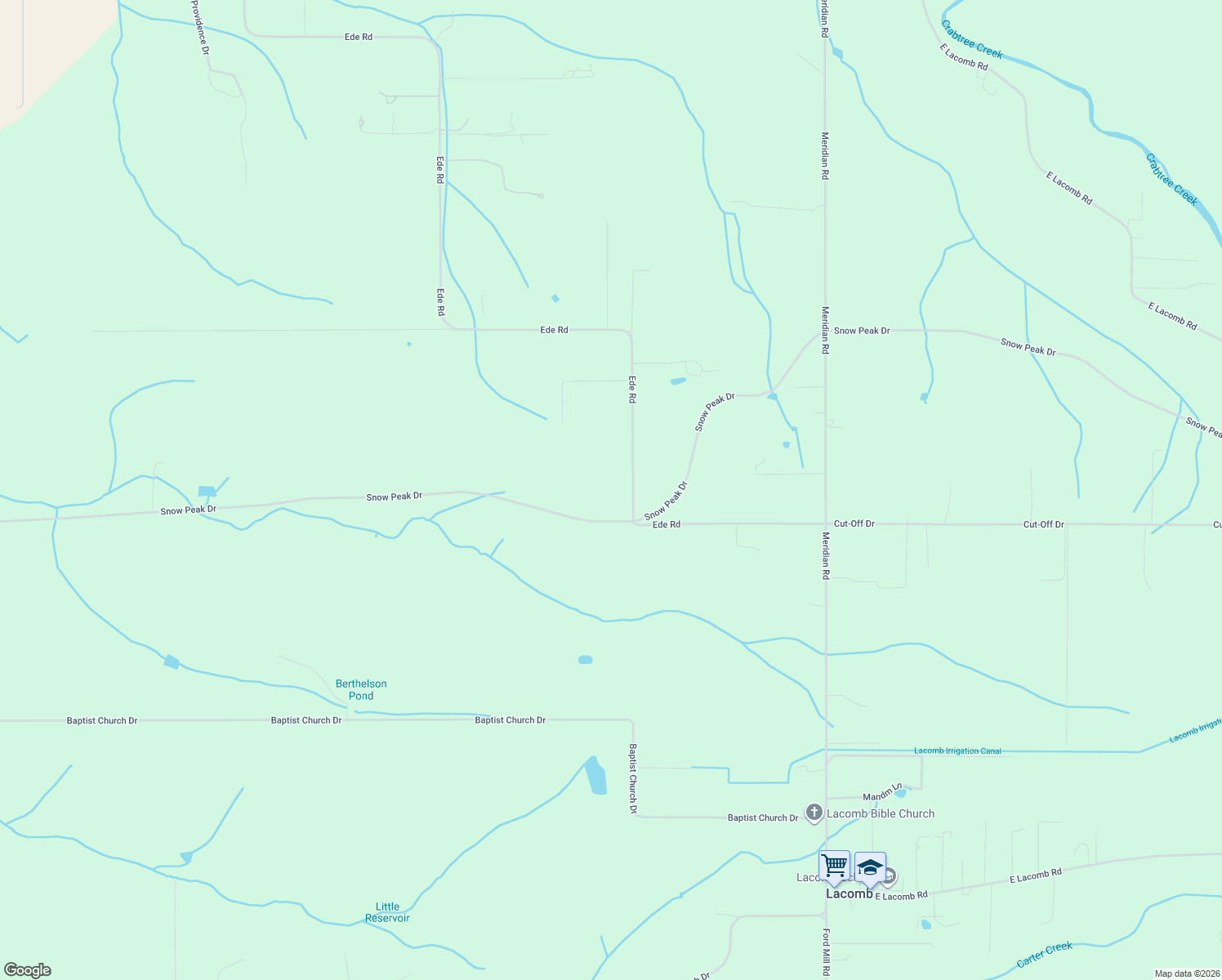 map of restaurants, bars, coffee shops, grocery stores, and more near 34938 Ede Rd in Lebanon