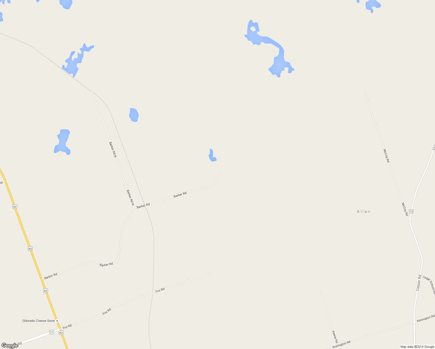 map of restaurants, bars, coffee shops, grocery stores, and more near 495 Barker Road in Hastings County