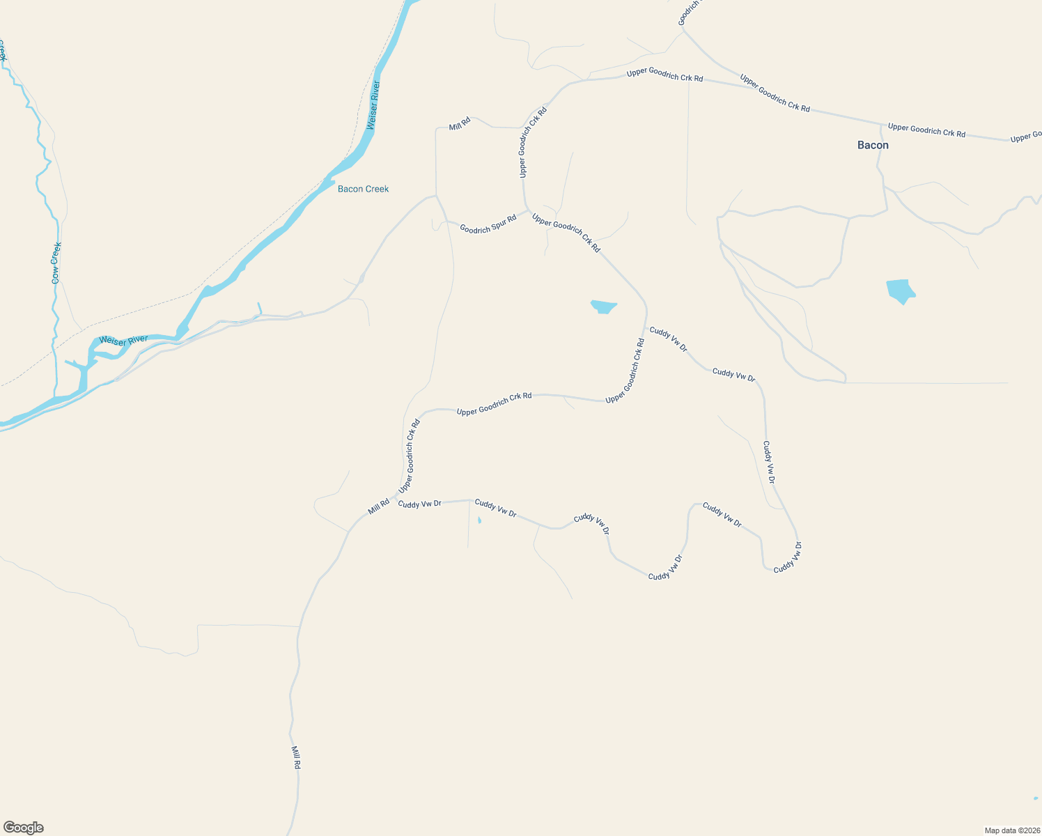 map of restaurants, bars, coffee shops, grocery stores, and more near in Bacon