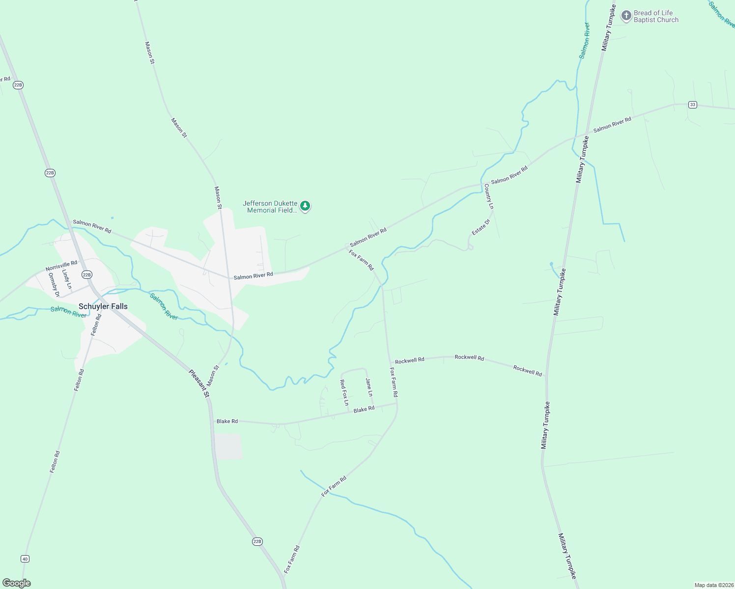 map of restaurants, bars, coffee shops, grocery stores, and more near 15 Stone Bridge Way in Plattsburgh
