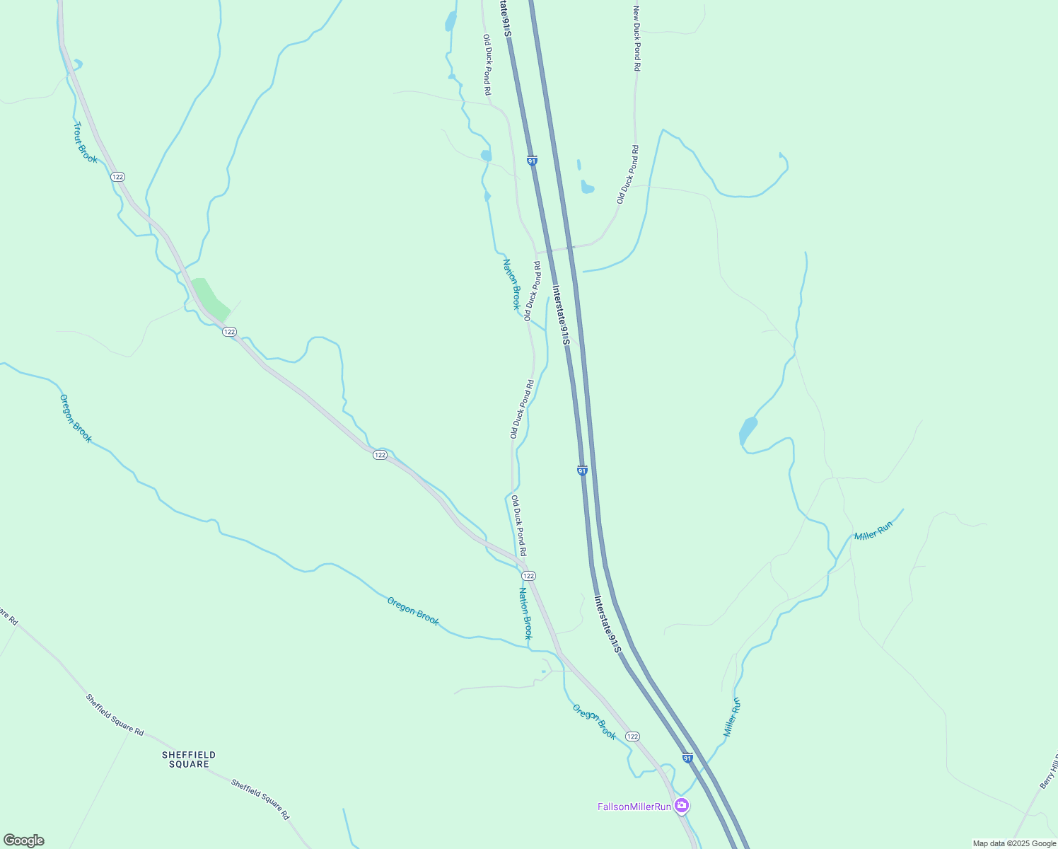 map of restaurants, bars, coffee shops, grocery stores, and more near 254 Old Duck Pond Road in Sheffield