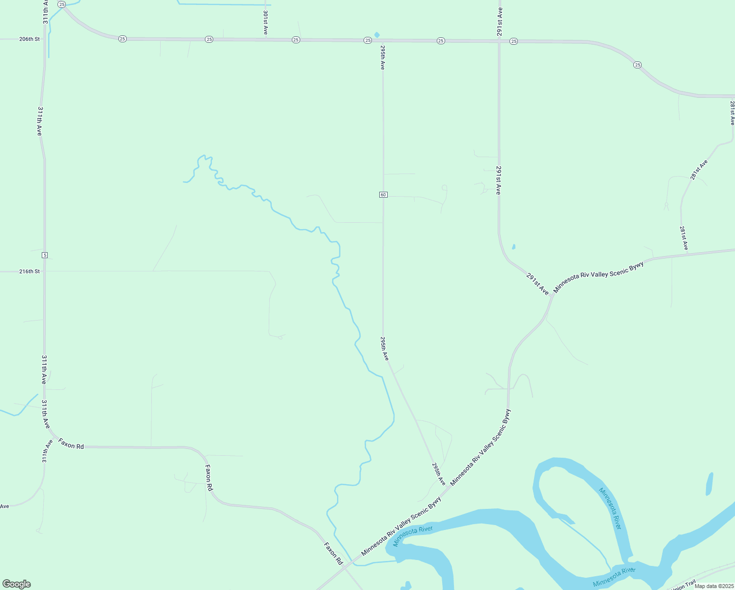 map of restaurants, bars, coffee shops, grocery stores, and more near 21494 295th Avenue in Henderson