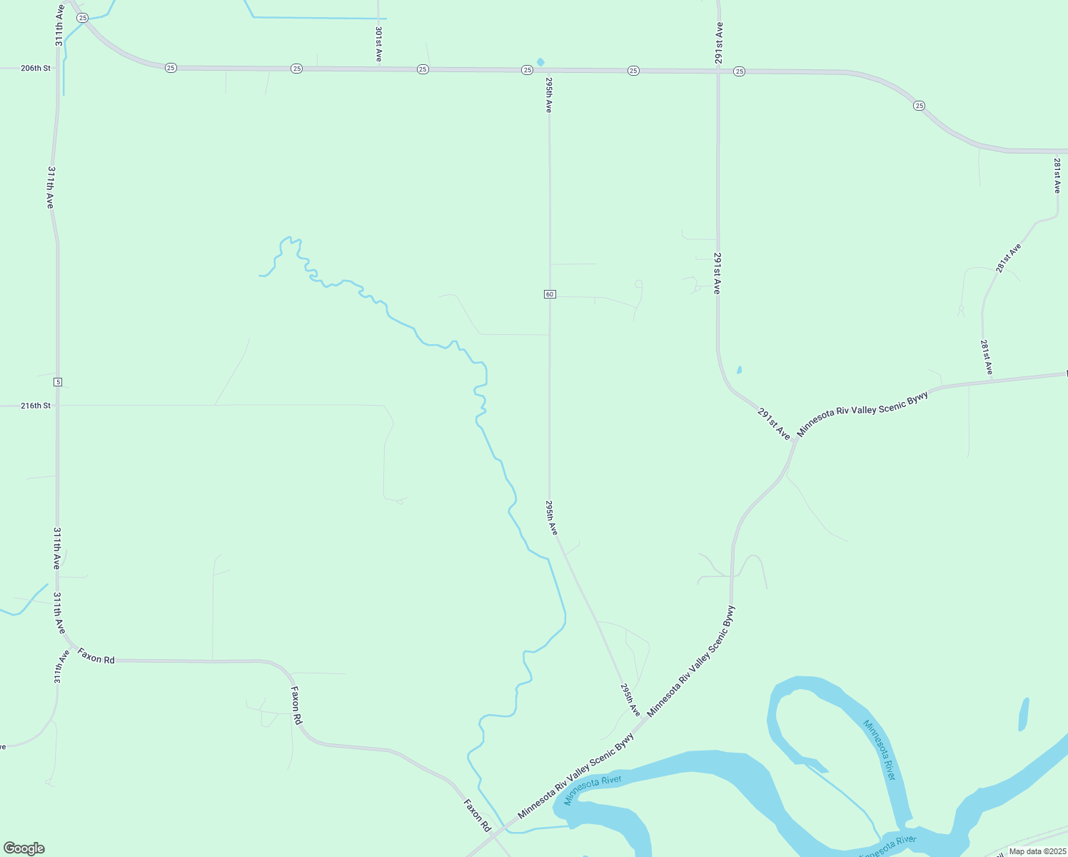 map of restaurants, bars, coffee shops, grocery stores, and more near 21494 295th Avenue in Henderson