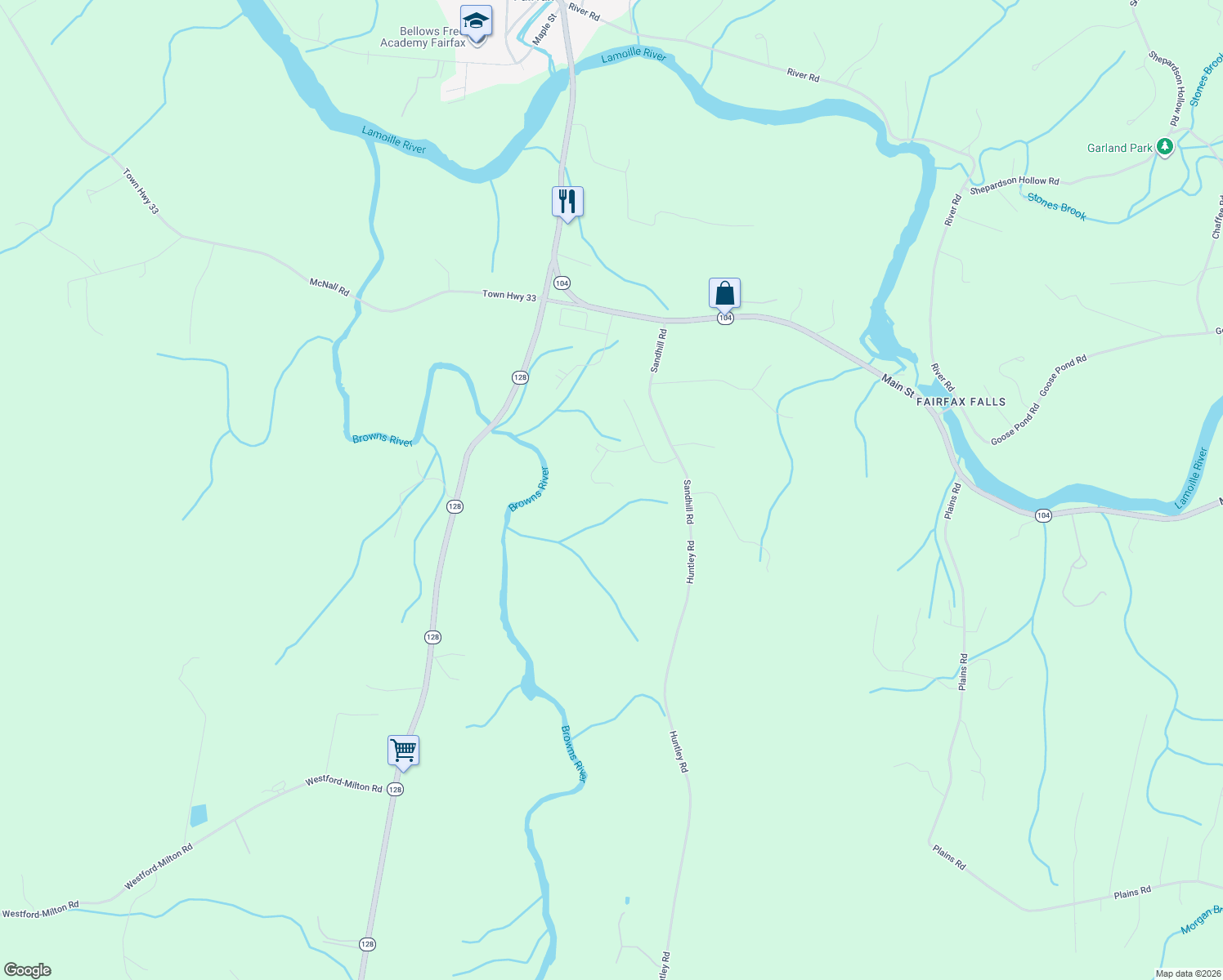 map of restaurants, bars, coffee shops, grocery stores, and more near 20 Delorme Road in Fairfax