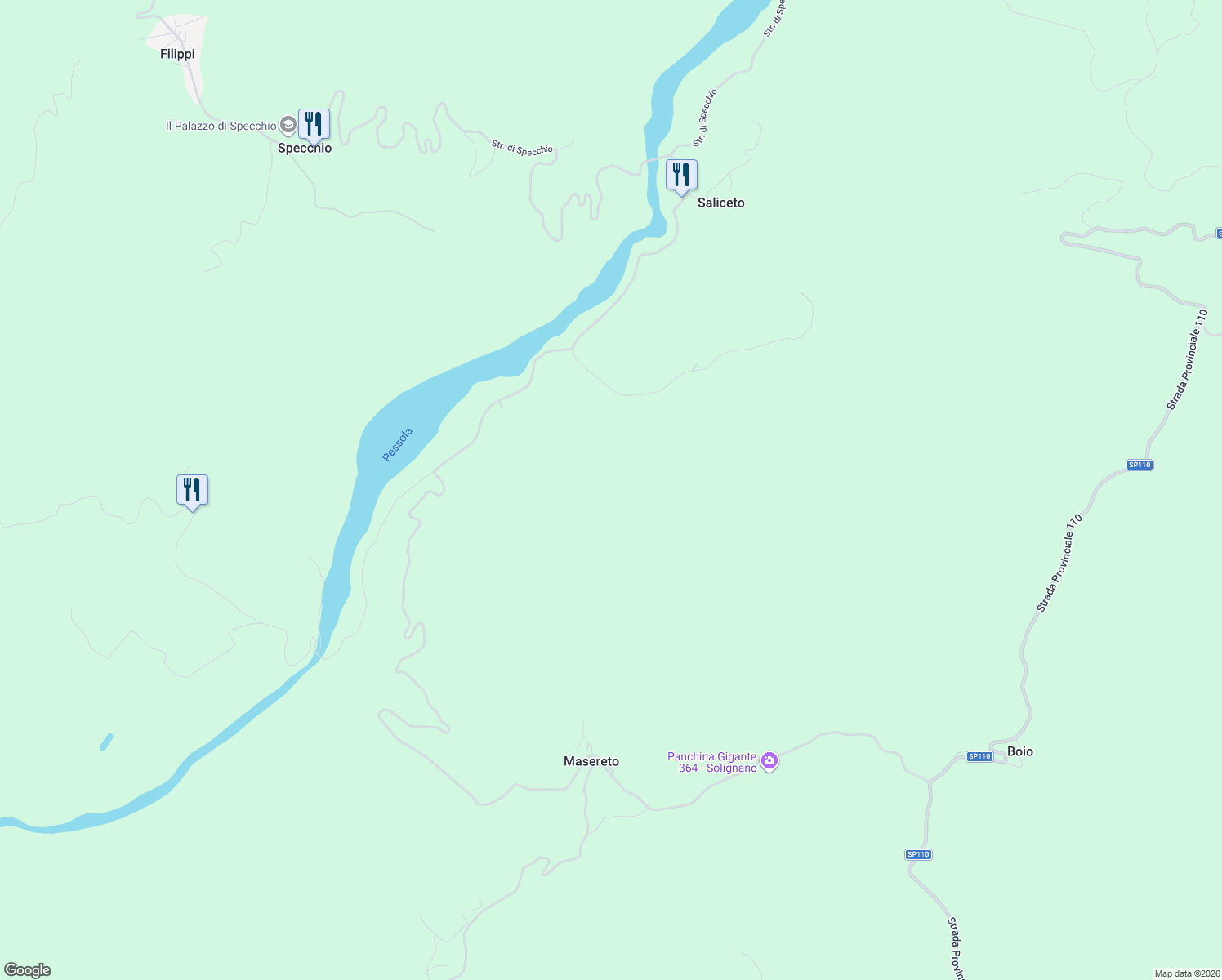 map of restaurants, bars, coffee shops, grocery stores, and more near in Province of Parma