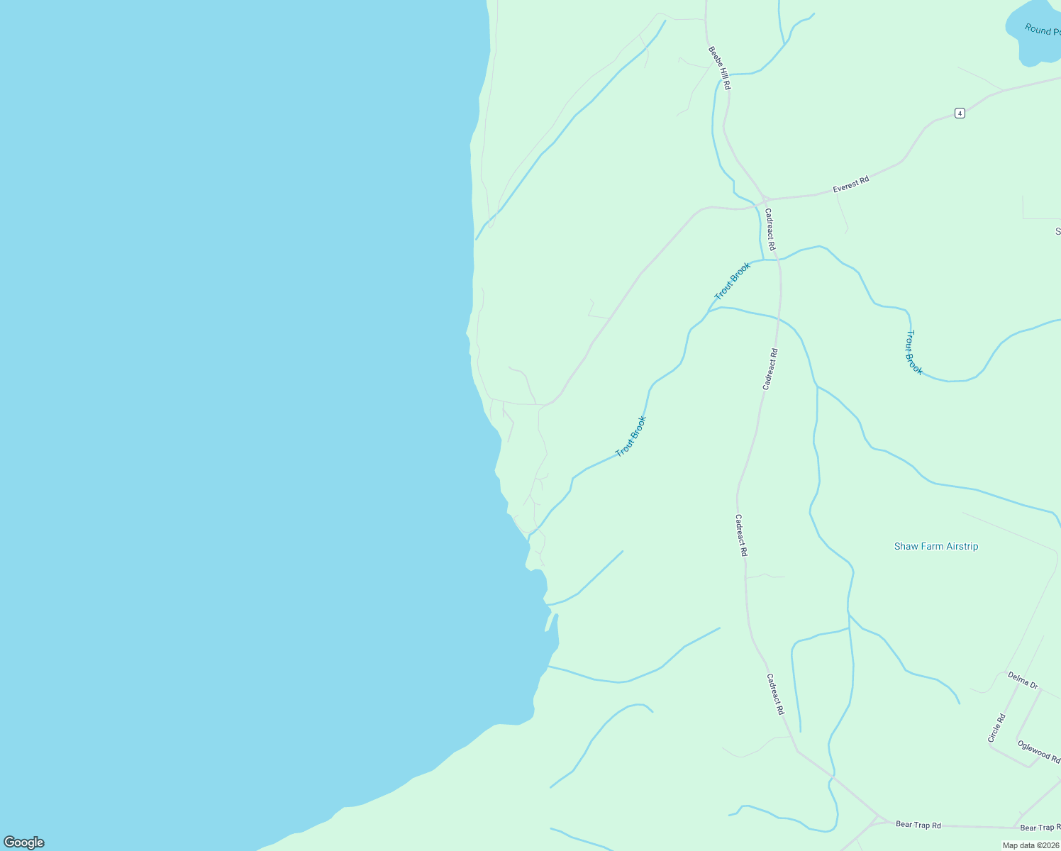 map of restaurants, bars, coffee shops, grocery stores, and more near 3 Everest Beach Road in Chittenden County