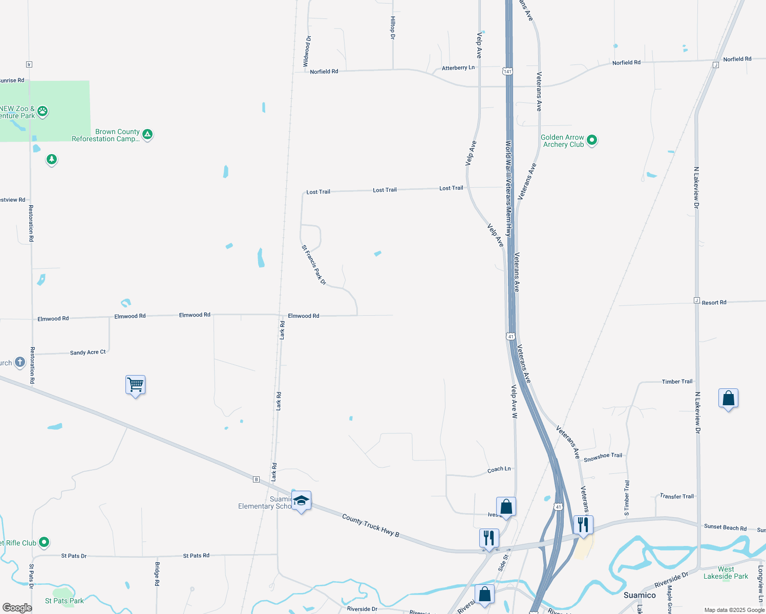 1994 Elmwood Road, Suamico WI Walk Score