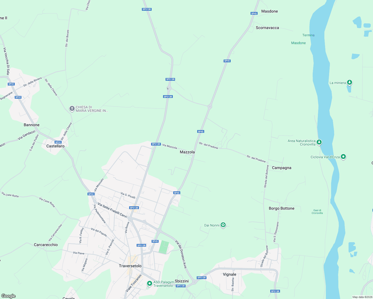 map of restaurants, bars, coffee shops, grocery stores, and more near 5 Via Mazzola in Mazzola