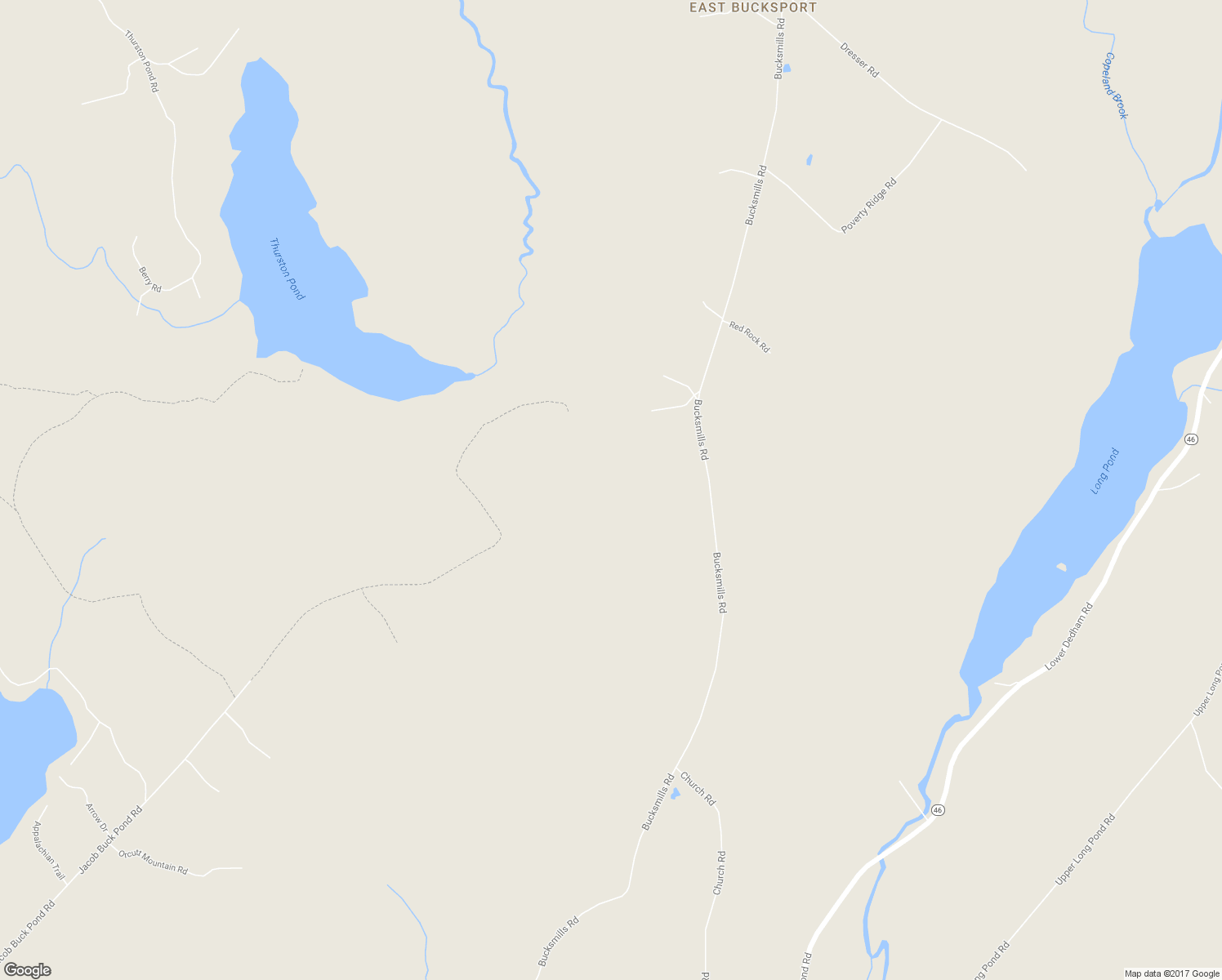 map of restaurants, bars, coffee shops, grocery stores, and more near 1006 Bucksmills Road in Bucksport