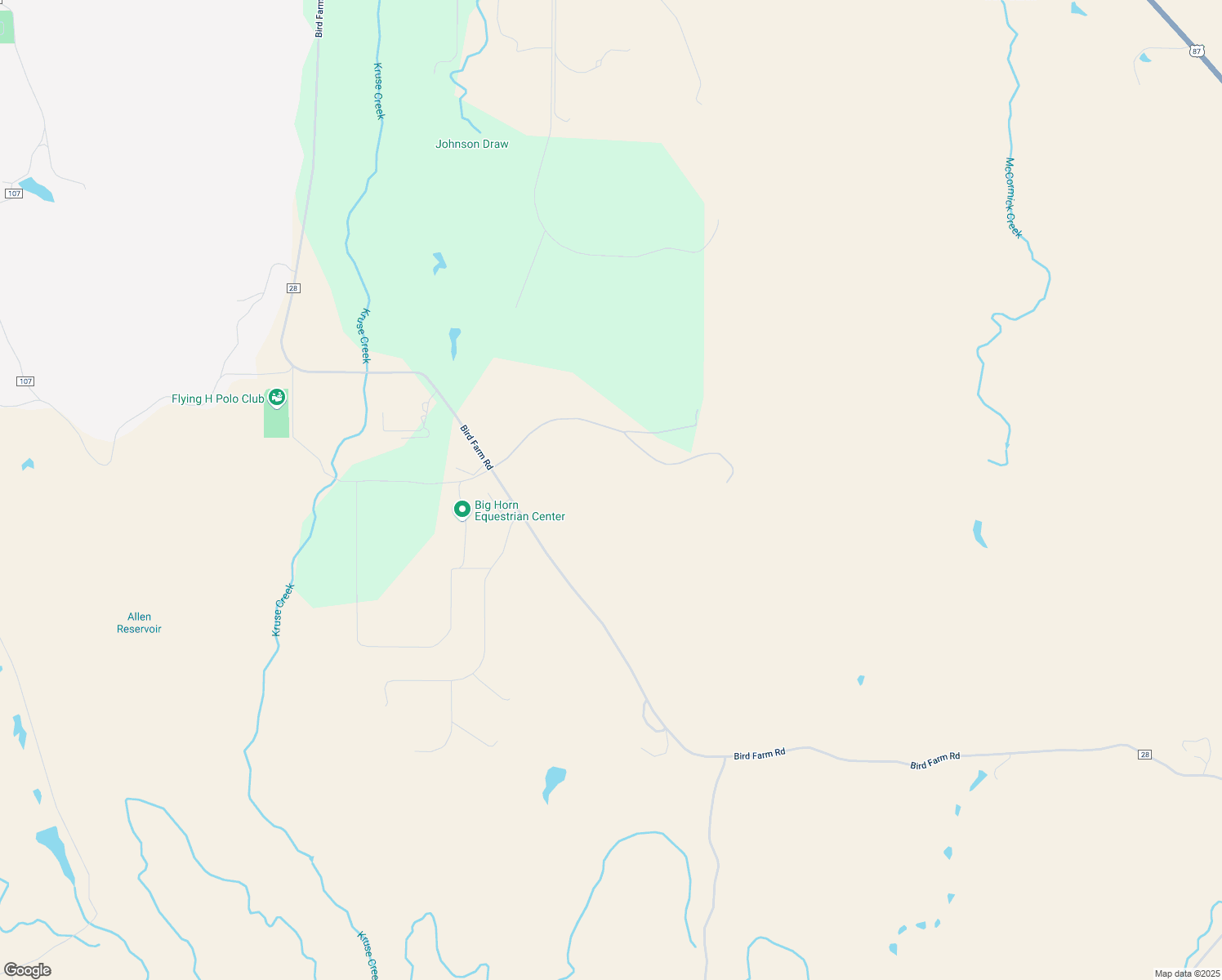 map of restaurants, bars, coffee shops, grocery stores, and more near in Big Horn