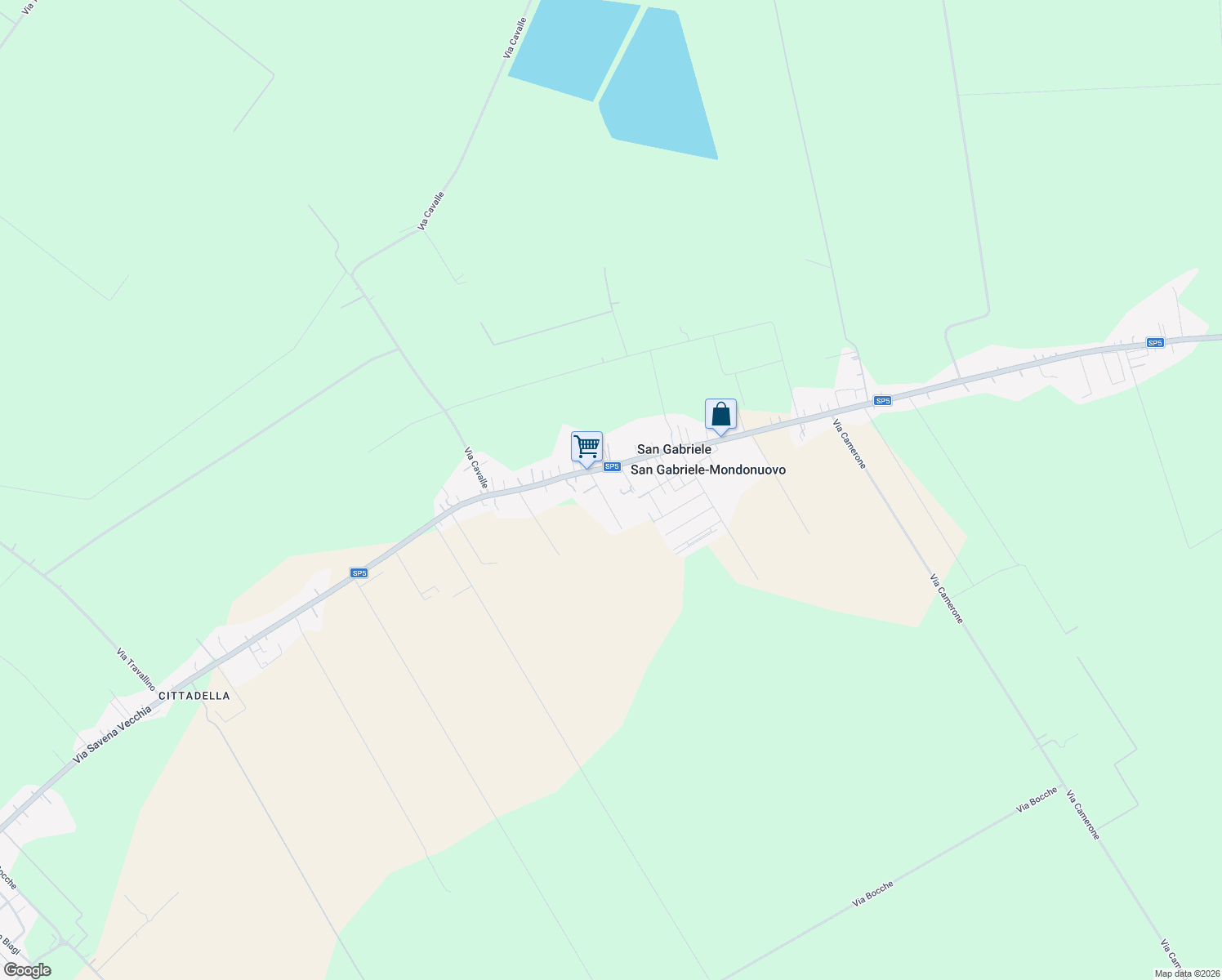 map of restaurants, bars, coffee shops, grocery stores, and more near 11 Via Giuseppe Saragat in San Gabriele-mondonuovo