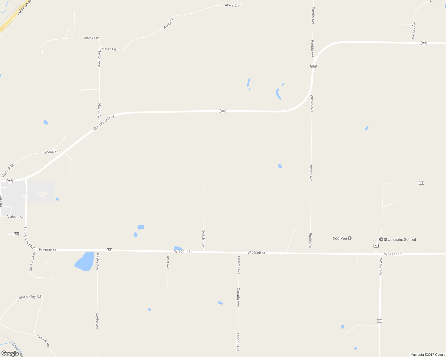 map of restaurants, bars, coffee shops, grocery stores, and more near 19495 Berkshire Avenue in Jordan