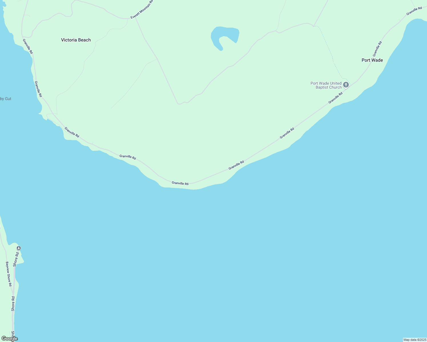 map of restaurants, bars, coffee shops, grocery stores, and more near 1283 Granville Road in Granville Ferry