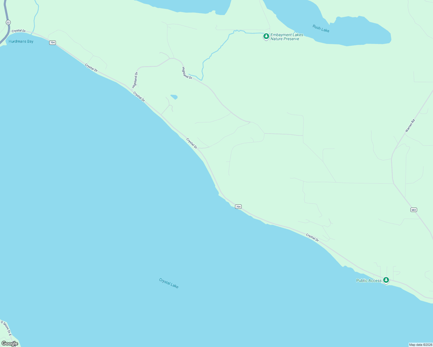 map of restaurants, bars, coffee shops, grocery stores, and more near 3902-4538 Crystal Drive in Beulah