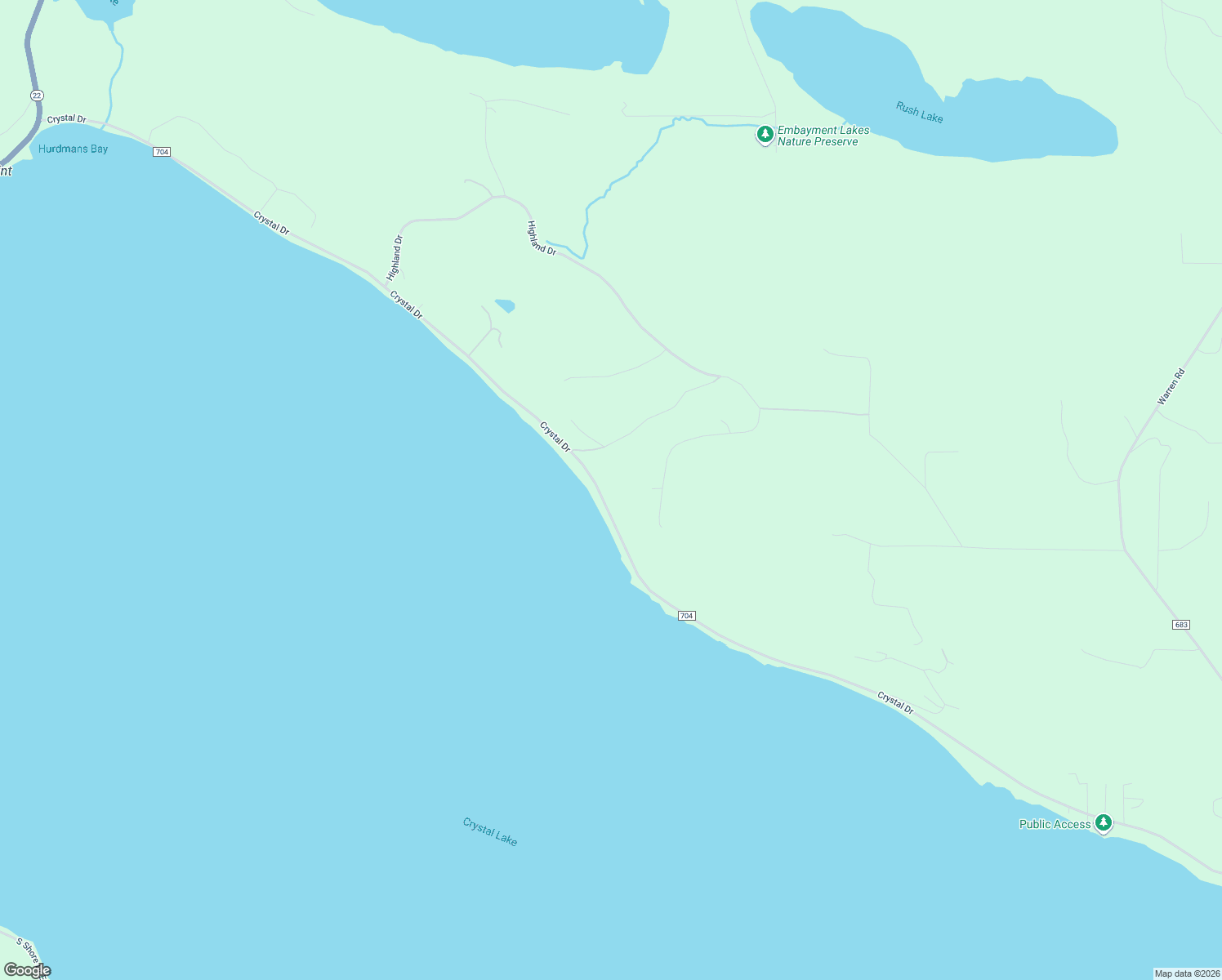 map of restaurants, bars, coffee shops, grocery stores, and more near 3902-4538 Crystal Drive in Beulah