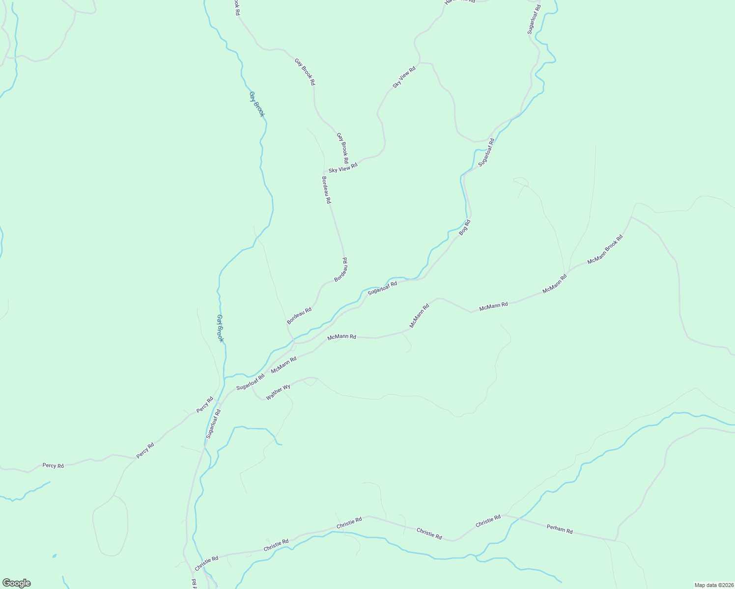 map of restaurants, bars, coffee shops, grocery stores, and more near Bog Road in Stratford