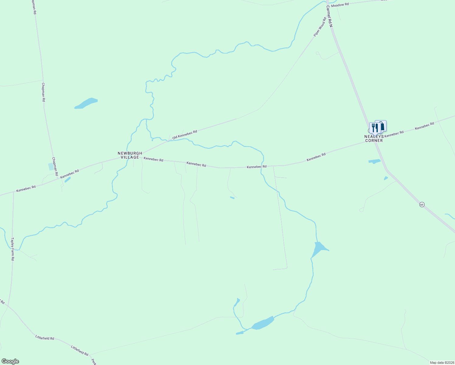 map of restaurants, bars, coffee shops, grocery stores, and more near Babcock Lane in Newburgh
