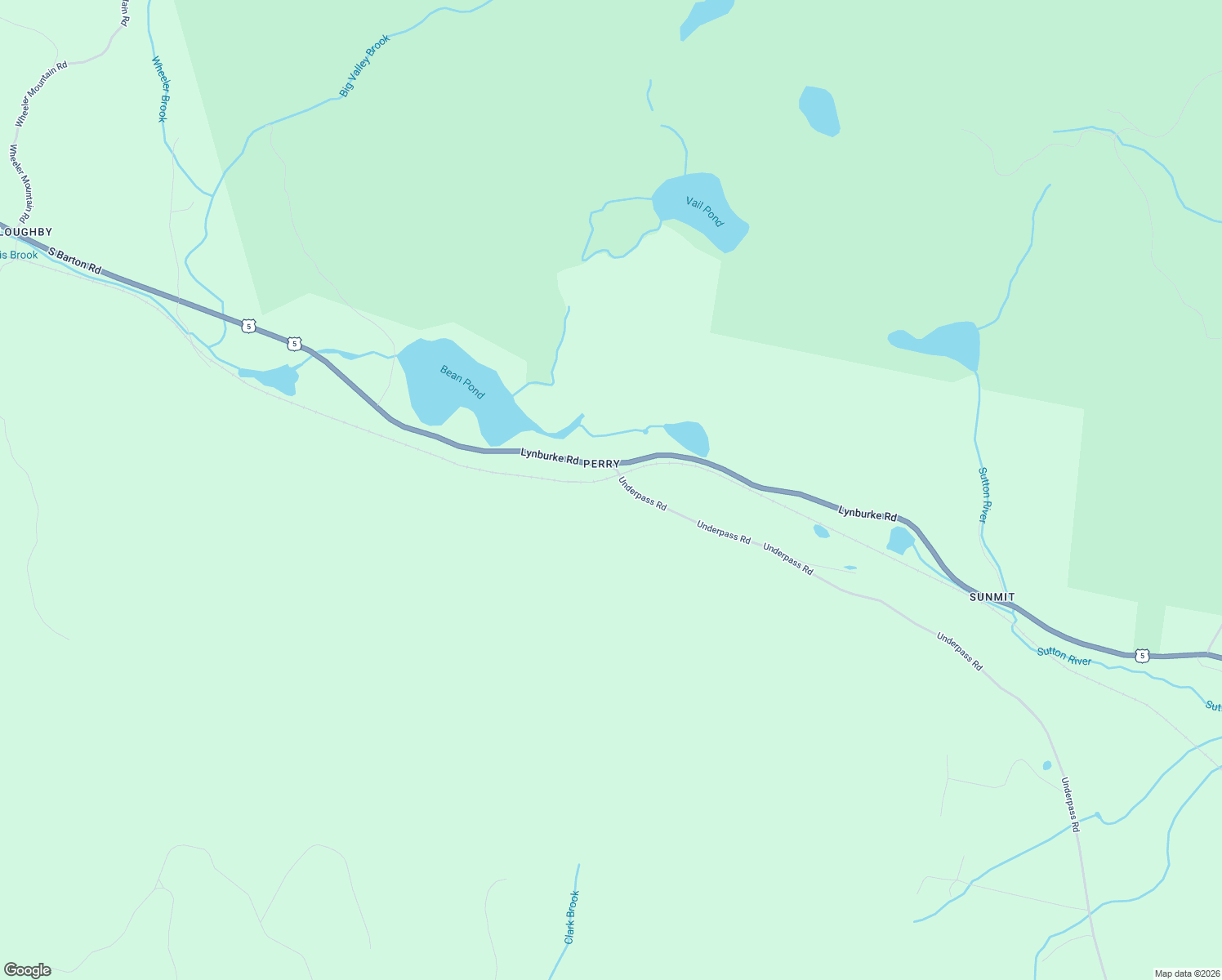 map of restaurants, bars, coffee shops, grocery stores, and more near 5181 Underpass Road in Sutton