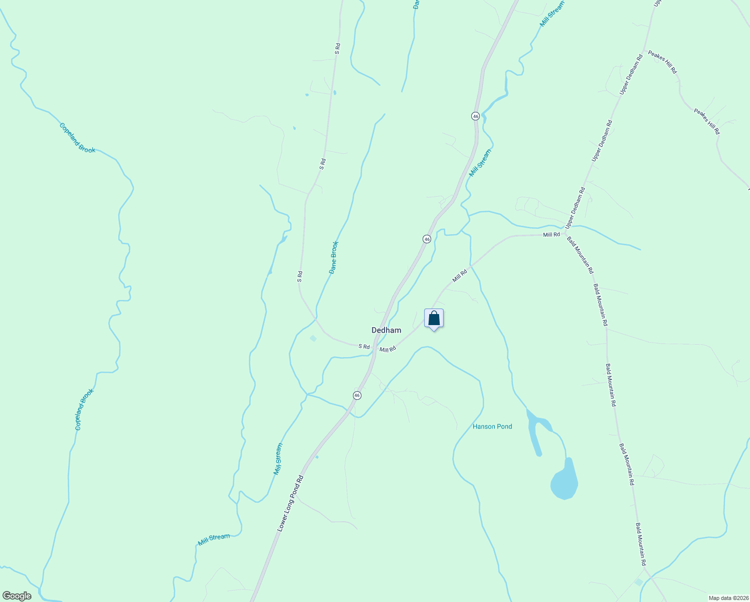 map of restaurants, bars, coffee shops, grocery stores, and more near 709 Lower Dedham Road in Dedham