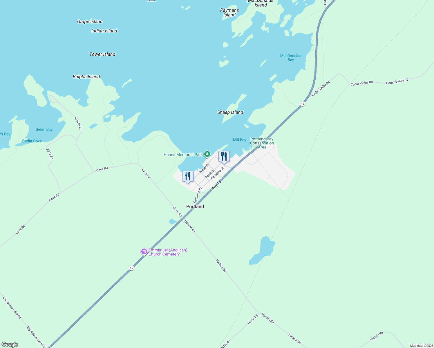 map of restaurants, bars, coffee shops, grocery stores, and more near 28 Colborne Street in Portland