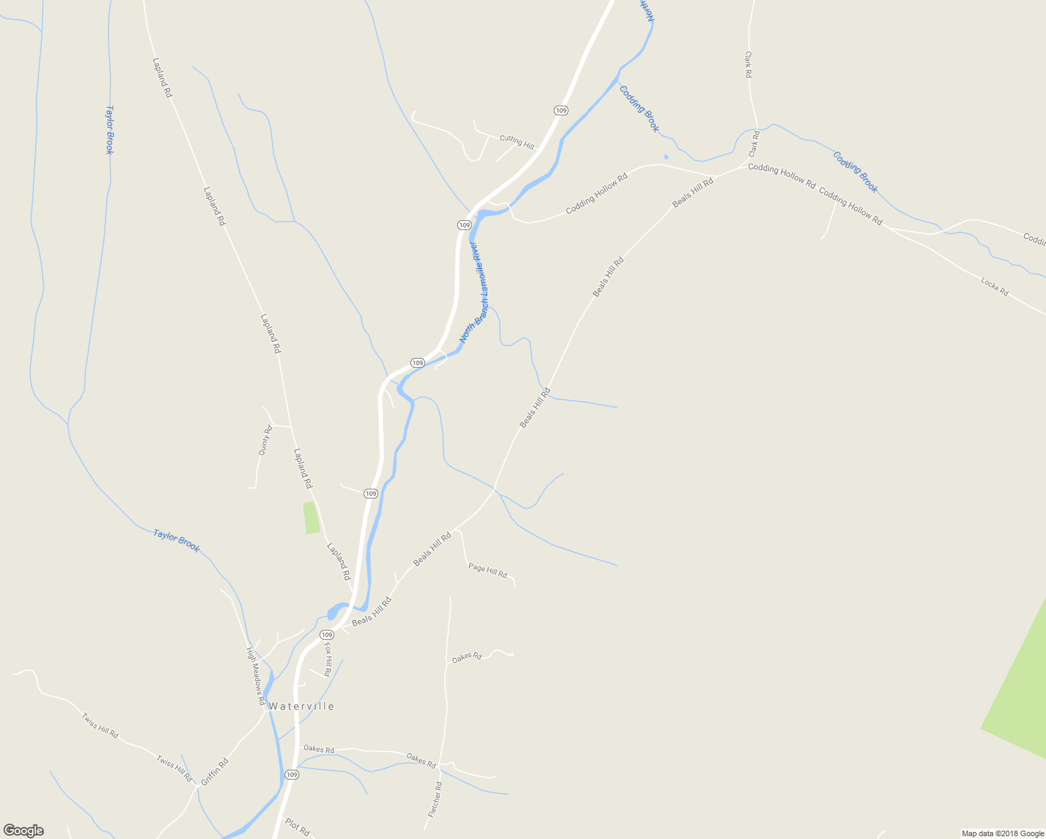 map of restaurants, bars, coffee shops, grocery stores, and more near 857 Beals Hill Road in Waterville