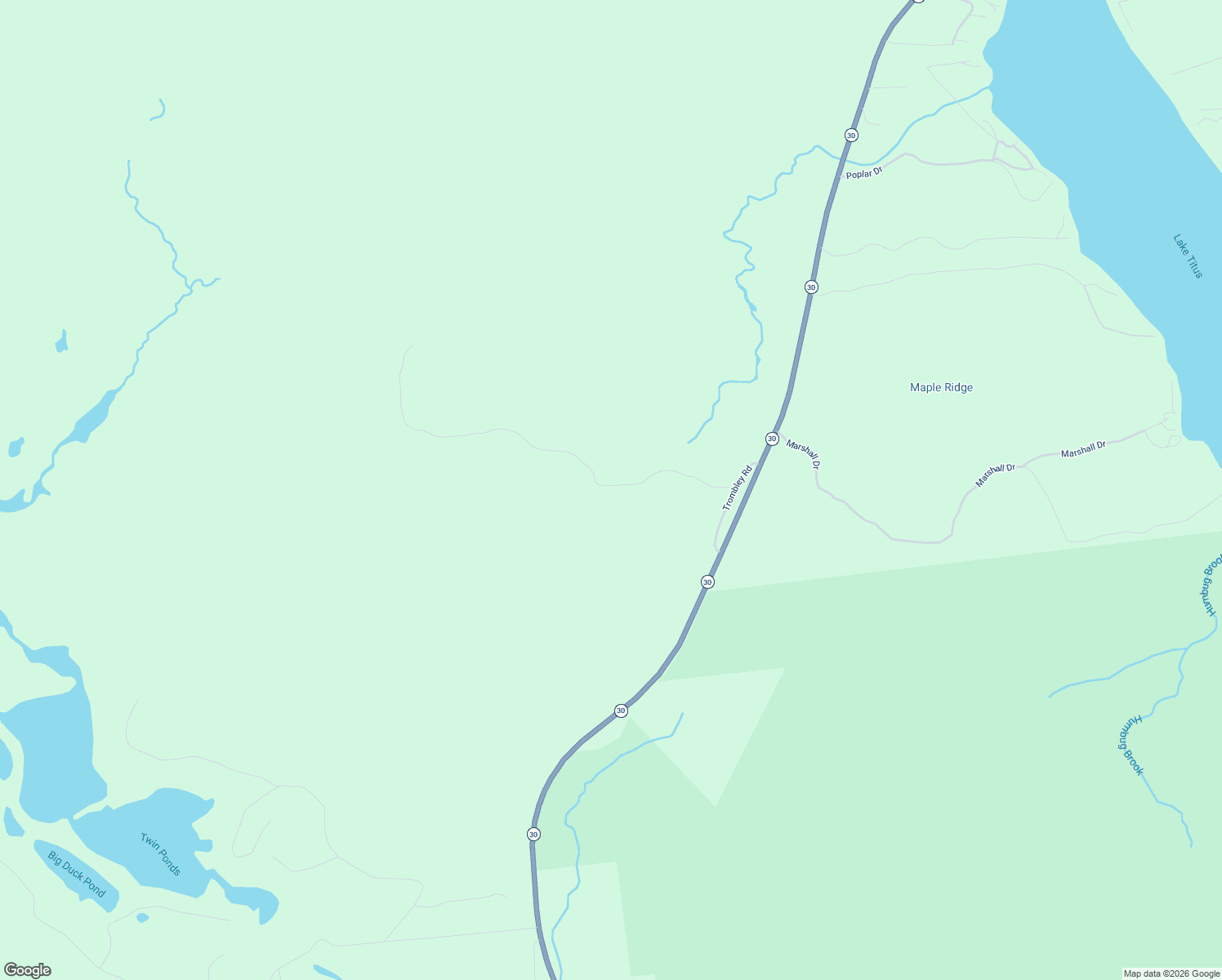 map of restaurants, bars, coffee shops, grocery stores, and more near 53 Trombley Road in Malone