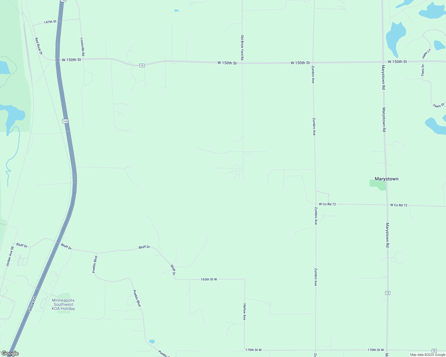 map of restaurants, bars, coffee shops, grocery stores, and more near 2231 Mechtel Ridge in Shakopee