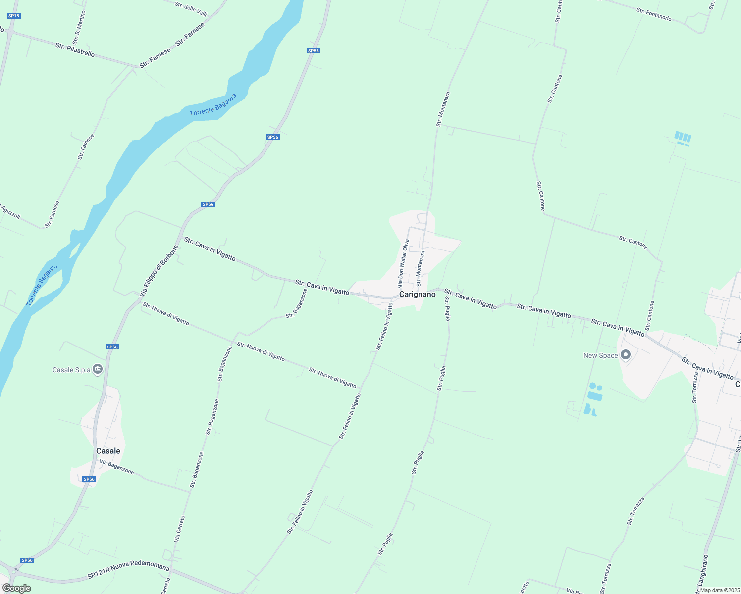 map of restaurants, bars, coffee shops, grocery stores, and more near 2 Strada Bigattiera in Provincia di Parma
