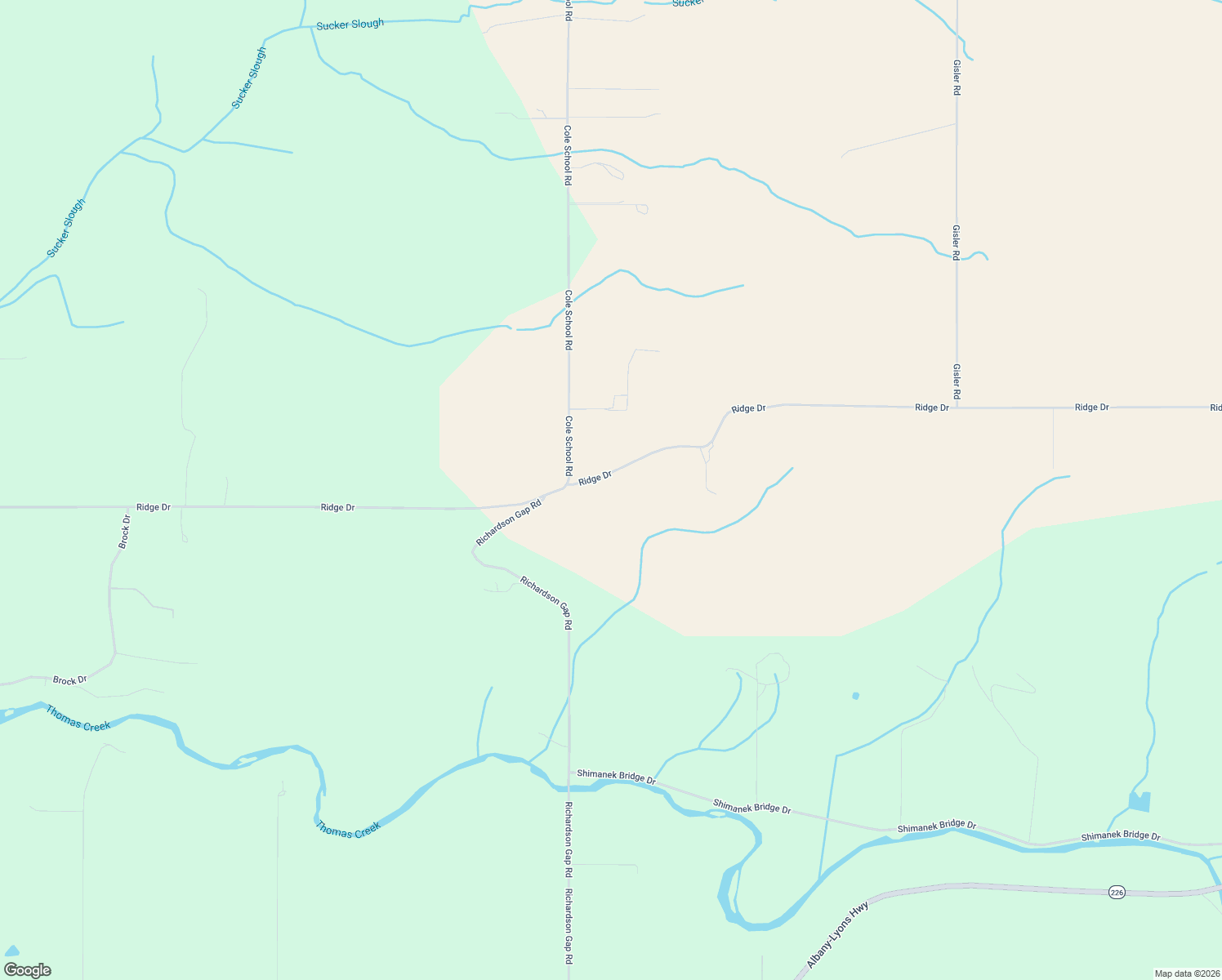 map of restaurants, bars, coffee shops, grocery stores, and more near 40220 Ridge Drive in Scio
