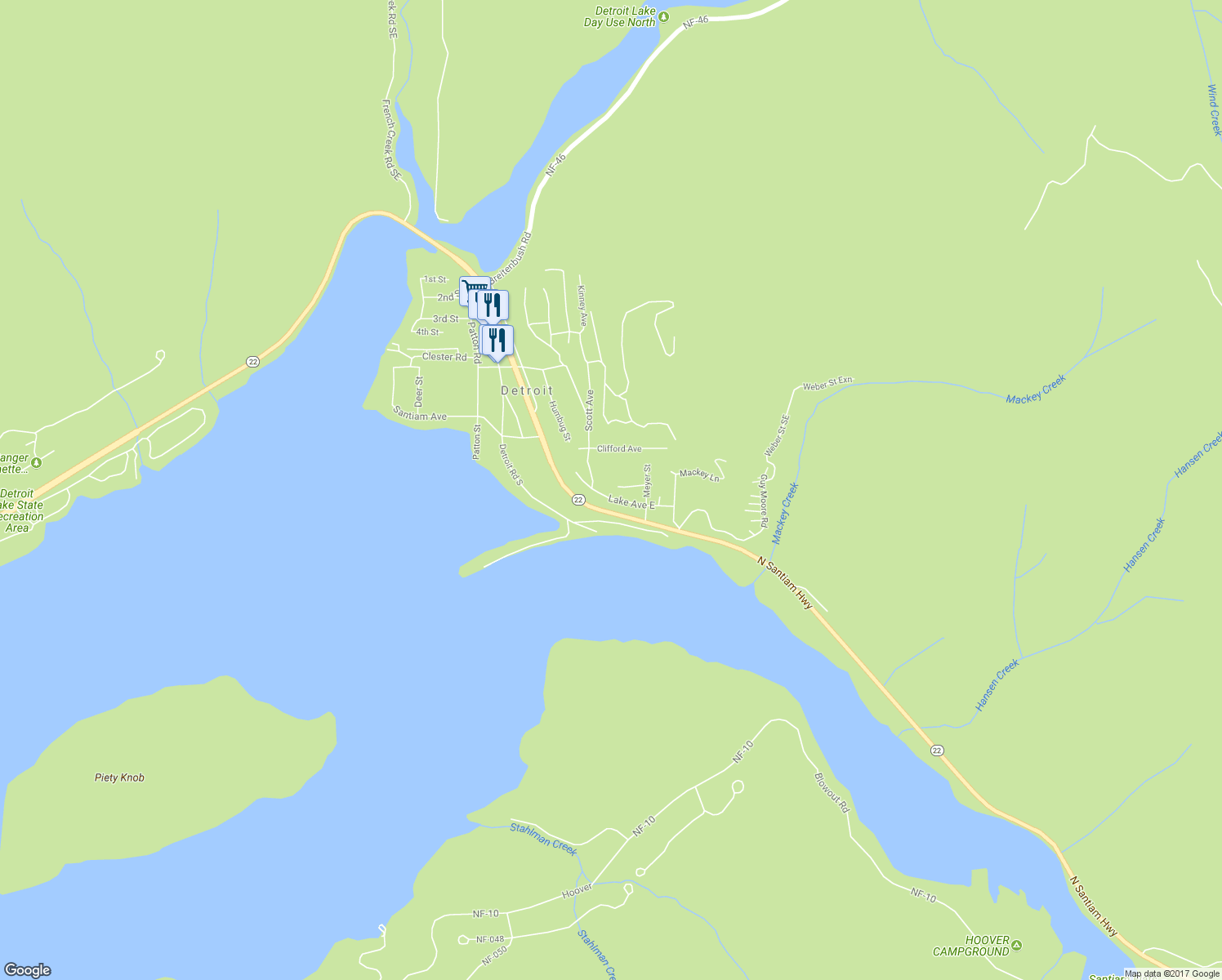 map of restaurants, bars, coffee shops, grocery stores, and more near 125 Melgard Court in Detroit