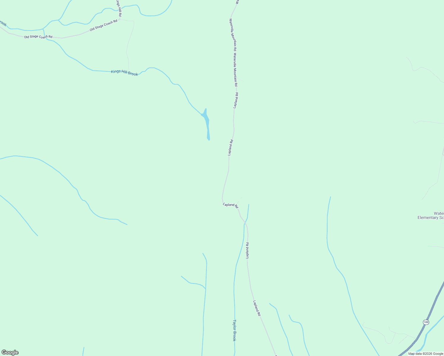 map of restaurants, bars, coffee shops, grocery stores, and more near 2699 Lapland Road in Waterville